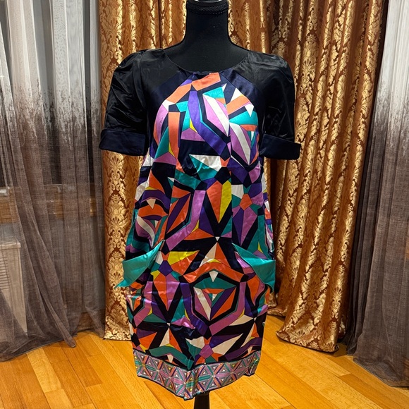 Emilio Pucci Dresses & Skirts - Emilio Pucci Black and Multicolor Mini Dress